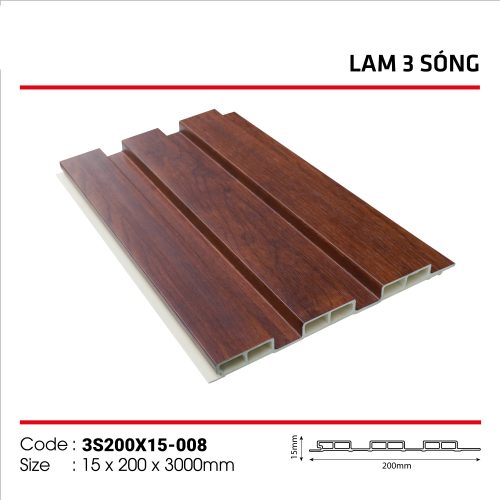 Tấm ốp nhựa lam sóng Bình Dương 008