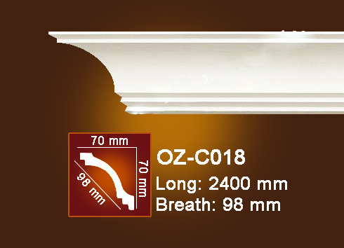 Phào chỉ trang trí OZ-C018 tại Bình Dương
