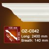 Phào chỉ trang trí OZ-C042 tại Bình Dương