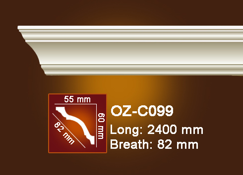 Phào chỉ trang trí OZ-C099 tại Bình Dương