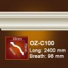 Phào chỉ trang trí OZ-C100 tại Bình Dương