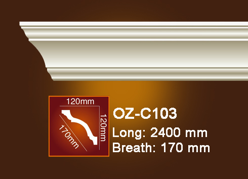 Phào chỉ trang trí OZ-C103 tại Bình Dương