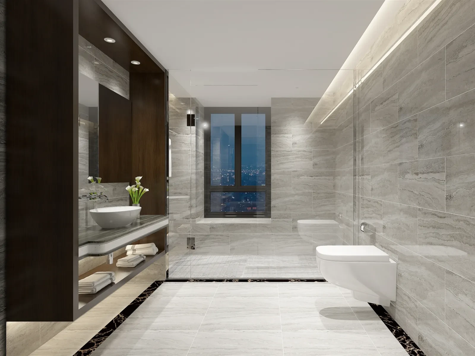 Ứng dụng trong nhà vệ sinh, khu vực ẩm ướt với khả năng chống ẩm vượt trội cho nhà vệ sinh